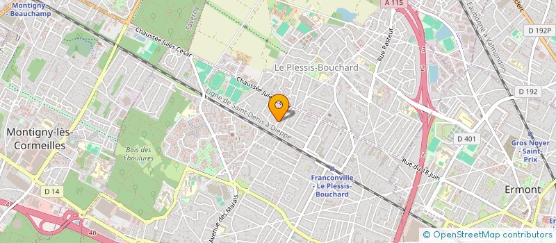 localisation de l'entreprise SOCIETE D'EXPLOITATION COMMERCIALE D'AUTOMOBILES  FRANCONVILLE