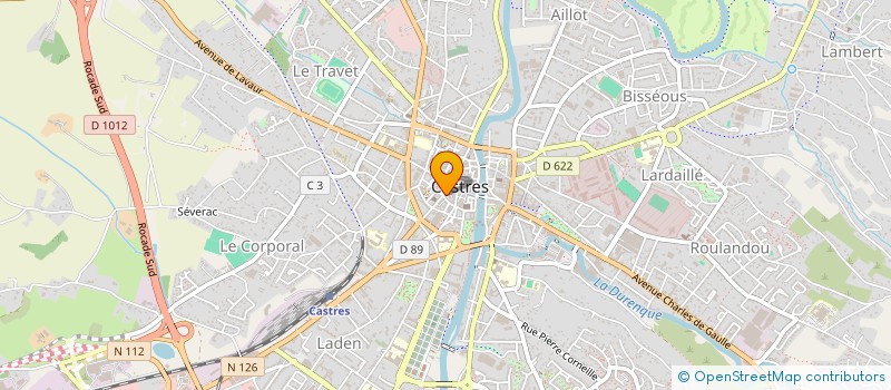 localisation de l'entreprise SOCIETE D'EXPLOITATION CORMARY ET FILS à CASTRES