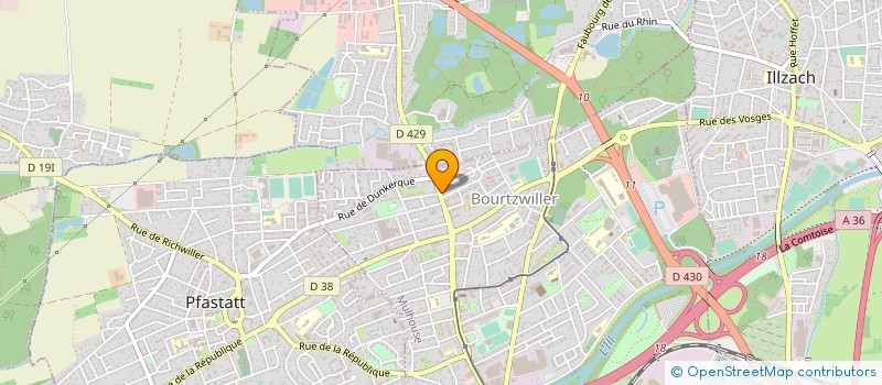 localisation de l'entreprise SOCIETE D'EXPLOITATION COUP'TIFF à MULHOUSE