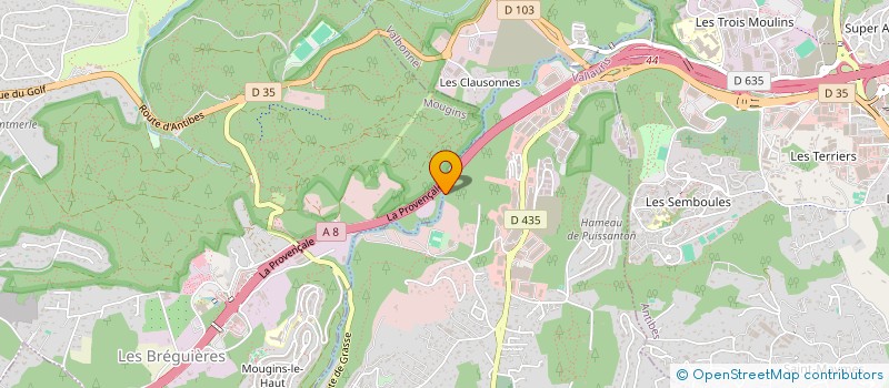 localisation de l'entreprise SOCIETE D'EXPLOITATION CPL TECH'NET  VALLAURIS