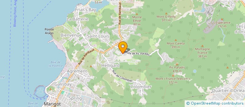 localisation de l'entreprise SOCIETE D'EXPLOITATION D'ALAMANDA  SAINT MARTIN