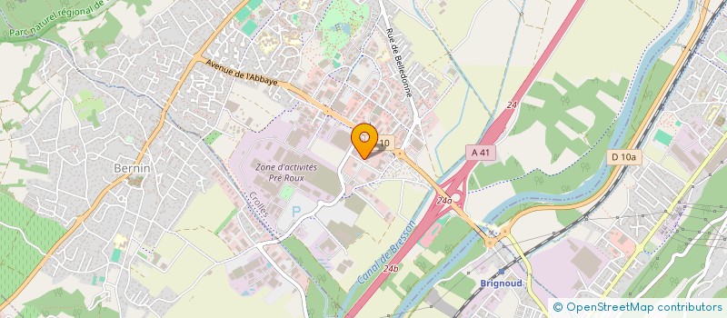 localisation de l'entreprise SOCIETE D'EXPLOITATION D'EQUIPEMENTS TOURISTIQUES ET INDUSTRIELS  CROLLES