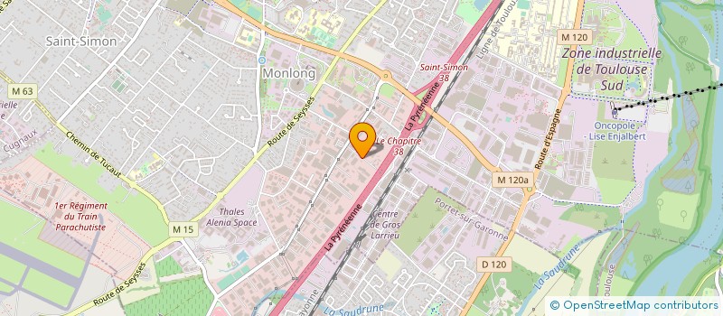 localisation de l'entreprise SOCIETE D'EXPLOITATION D'HOTELLERIE - S.O.E.H. à TOULOUSE