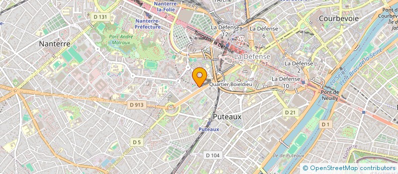 localisation de l'entreprise SOCIETE D'EXPLOITATION D'INTERMAT à COURBEVOIE