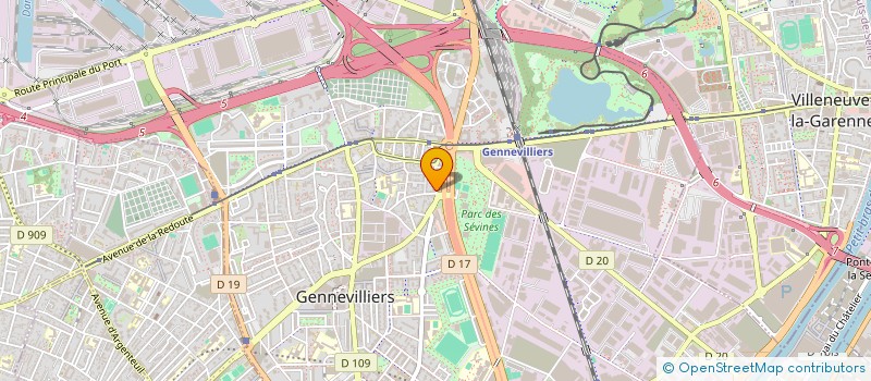 localisation de l'entreprise SOCIETE D'EXPLOITATION DE BOULANGERIE à GENNEVILLIERS
