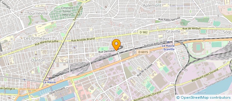 localisation de l'entreprise SOCIETE D'EXPLOITATION DE CHAUFFAGE DE G ONFREVILLE L'ORCHER à LE HAVRE