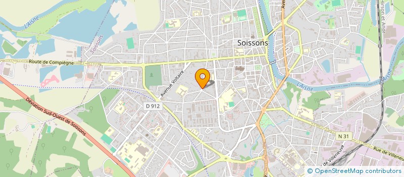 localisation de l'entreprise SOCIETE D EXPLOITATION DE CHAUFFAGE TINE à SOISSONS