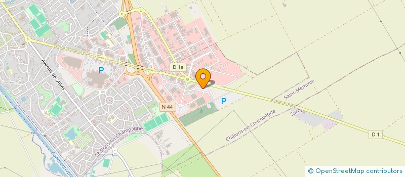 localisation de l'entreprise SOCIETE D'EXPLOITATION DE JEUX AUTOMATIQUES CHAMPENOIS  CHALONS-EN-CHAMPAGNE