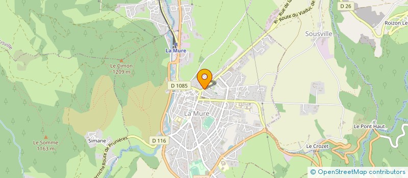 localisation de l'entreprise SOCIETE D'EXPLOITATION DE L'ENTREPRISE D'ELECTRICITE DESMOULINS à LA MURE