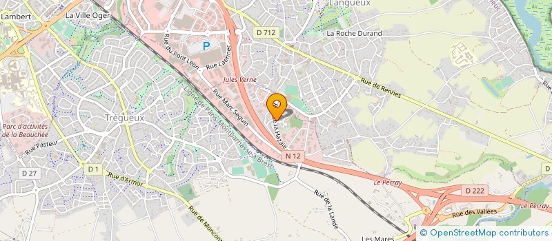 localisation de l'entreprise SOCIETE D'EXPLOITATION DE L'ENTREPRISE MAHE PIERRE à TREGUEUX