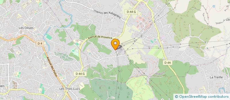 localisation de l'entreprise SOCIETE D EXPLOITATION DE L ENTREPRISE PLOMBERIE ESTOC à ALLAUCH