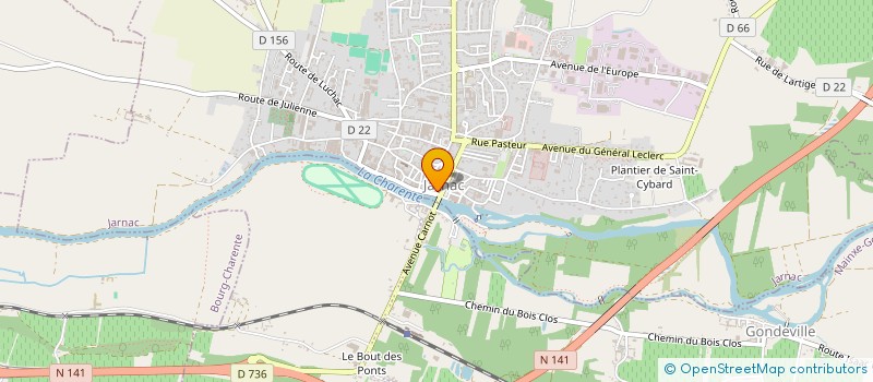 localisation de l'entreprise SOCIETE D'EXPLOITATION DE L'ENTREPRISE SERVEAU à JARNAC