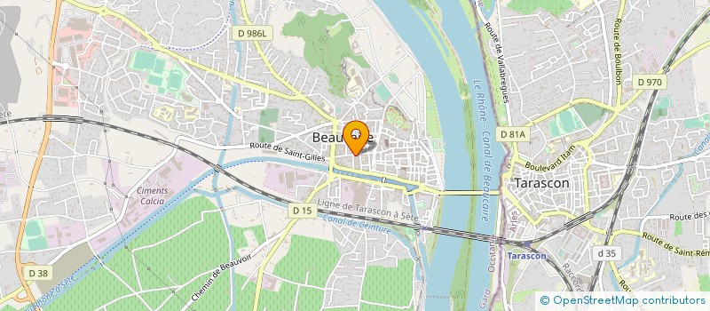 localisation de l'entreprise SOCIETE D'EXPLOITATION DE L'ENTREPRISE SILVIO DOS SANTOS à BEAUCAIRE