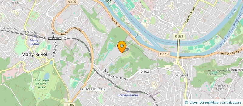 localisation de l'entreprise SOCIETE D'EXPLOITATION DE L'HERMITAGE  LOUVECIENNES