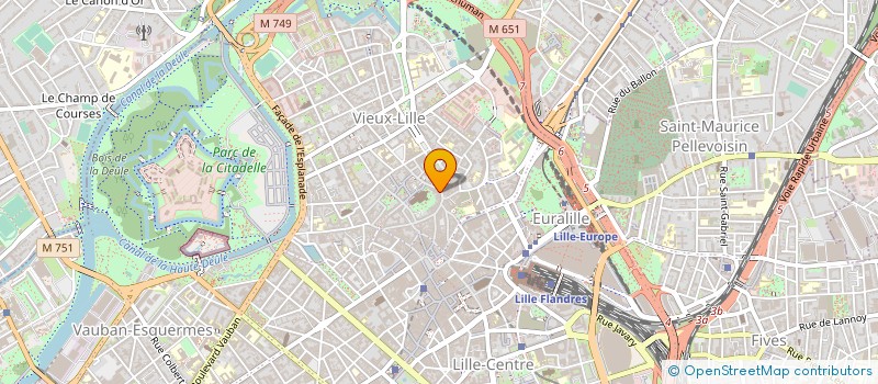 localisation de l'entreprise SOCIETE D'EXPLOITATION DE L'HOTEL DE LA TREILLE EN ABREGE SEHT à LILLE