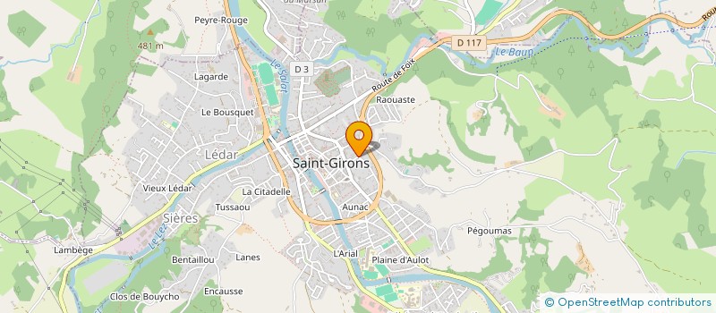 localisation de l'entreprise SOCIETE D'EXPLOITATION DE L'HOTEL EYCHENNE à SAINT-GIRONS