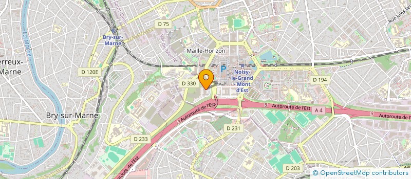 localisation de l'entreprise SOCIETE D'EXPLOITATION DE L'HOTEL I DE NOISY à NOISY-LE-GRAND