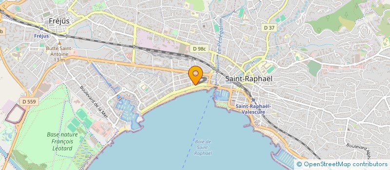 localisation de l'entreprise SOCIETE D'EXPLOITATION DE L'HOTEL LES PALMIERS à FREJUS