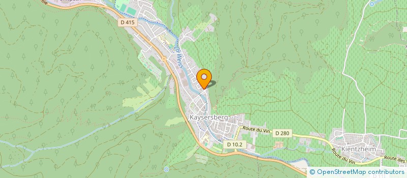 localisation de l'entreprise SOCIETE D'EXPLOITATION DE L'HOTEL LES REMPARTS à KAYSERSBERG VIGNOBLE
