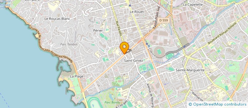 localisation de l'entreprise SOCIETE D'EXPLOITATION DE L'HOTEL MARSEILLE PRADO S.E.H.M.P. à MARSEILLE