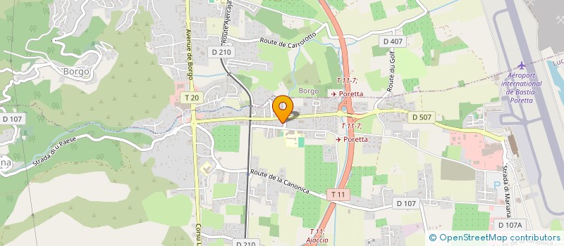 localisation de l'entreprise SOCIETE D'EXPLOITATION DE L'HOTEL PORETTA à BORGO
