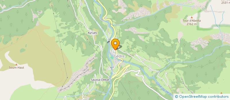 localisation de l'entreprise SOCIETE D'EXPLOITATION DE LA BERGERIE  GAVARNIE-GEDRE