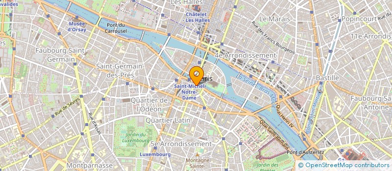localisation de l'entreprise SOCIETE D'EXPLOITATION DE LA BUCHERIE  PARIS