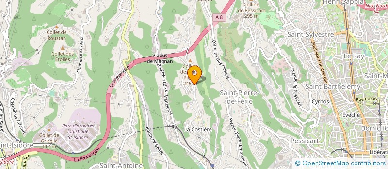 localisation de l'entreprise SOCIETE D EXPLOITATION DE LA CLINIQUE DE LA COSTIERE à NICE