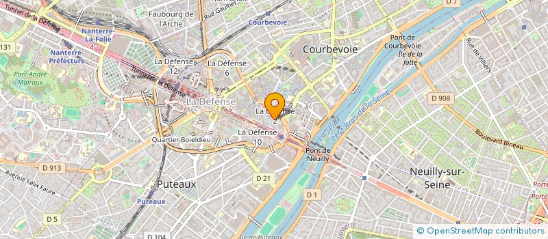 localisation de l'entreprise SOCIETE D'EXPLOITATION DE LA FERME SAINT LAZARE SARL à COURBEVOIE