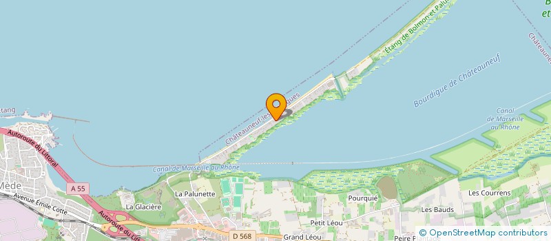 localisation de l'entreprise SOCIETE D'EXPLOITATION DE LA GALIOTTE  CHATEAUNEUF-LES-MARTIGUES