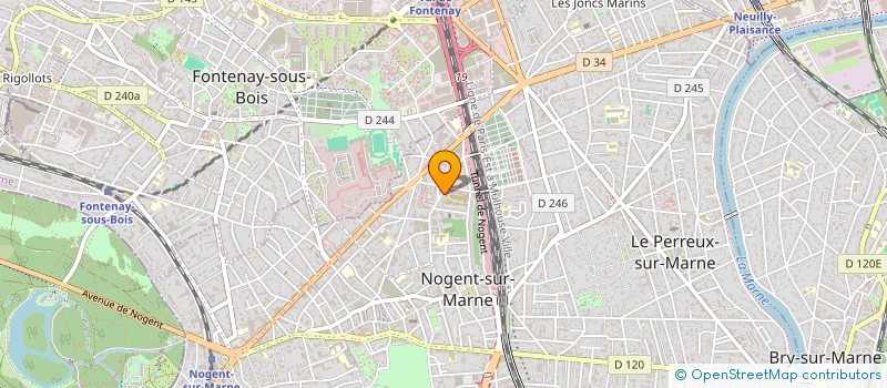 localisation de l'entreprise SOCIETE D'EXPLOITATION DE LA MAISON DE SANTE DE NOGENT SUR MARNE à NOGENT-SUR-MARNE
