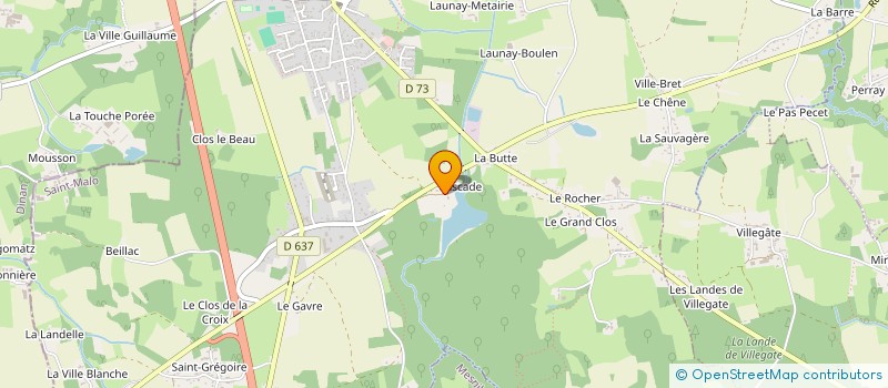 localisation de l'entreprise SOCIETE D'EXPLOITATION DE LA MALOUINIERE DU BAS MINIAC  MINIAC-MORVAN