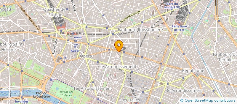 localisation de l'entreprise SOCIETE D'EXPLOITATION DE LA PIZZA BRUNO  PARIS