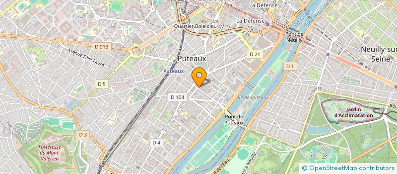 localisation de l'entreprise SOCIETE D'EXPLOITATION DE LA PLACE DES VOSGES  PUTEAUX