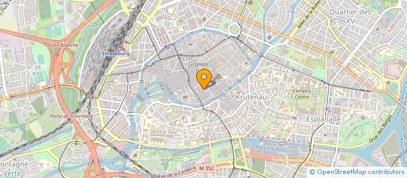 localisation de l'entreprise SOCIETE D'EXPLOITATION DE LA RESTAURATION A THEMES DE STRASBOURG à STRASBOURG