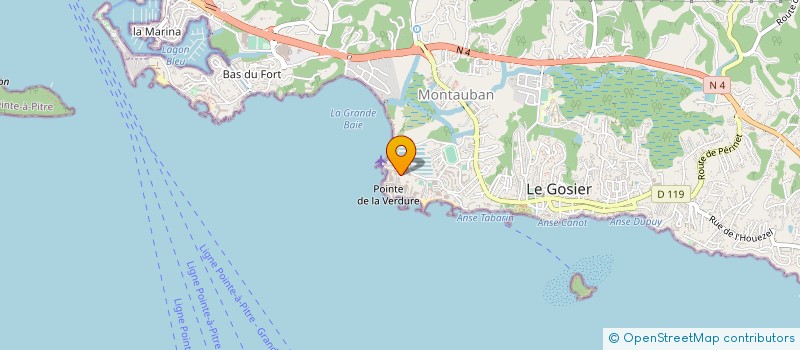 localisation de l'entreprise SOCIETE D'EXPLOITATION DE LOISIRS à LE GOSIER