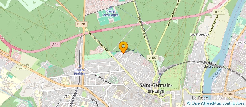 localisation de l'entreprise SOCIETE D'EXPLOITATION DE MAGASINS  SAINT-GERMAIN-EN-LAYE