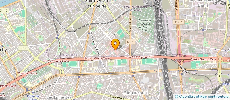 localisation de l'entreprise SOCIETE D'EXPLOITATION DE MATERIAUX SEMA à SAINT-OUEN-SUR-SEINE