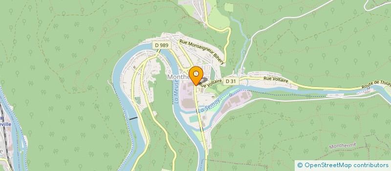 localisation de l'entreprise SOCIETE D'EXPLOITATION DE METALREP à MONTHERME