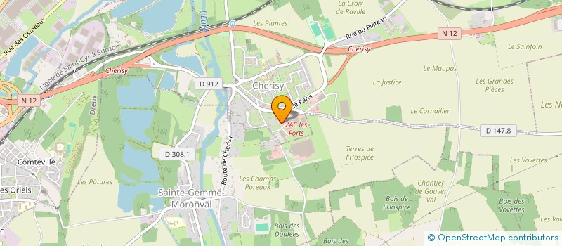 localisation de l'entreprise SOCIETE D'EXPLOITATION DE PRESTATIONS DE SERVICES à CHERISY
