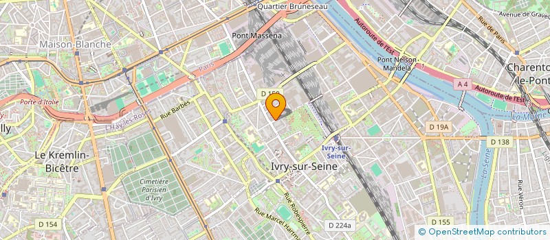 localisation de l'entreprise SOCIETE D'EXPLOITATION DE RESTAURANT  IVRY-SUR-SEINE