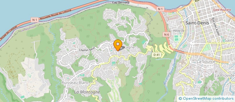 localisation de l'entreprise SOCIETE D'EXPLOITATION DE SUPERMARCHE DE LA MONTAGNE à SAINT-DENIS