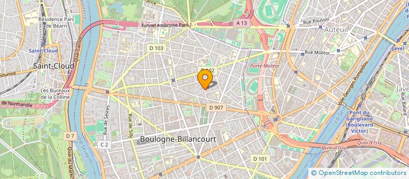 localisation de l'entreprise SOCIETE D'EXPLOITATION DE TOURISME à BOULOGNE-BILLANCOURT