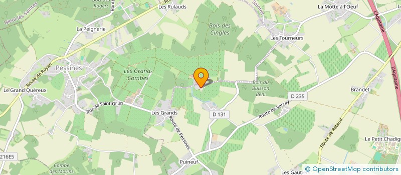 localisation de l'entreprise SOCIETE D'EXPLOITATION DE VENTE ET DE DISTRIBUTION à SAINTES