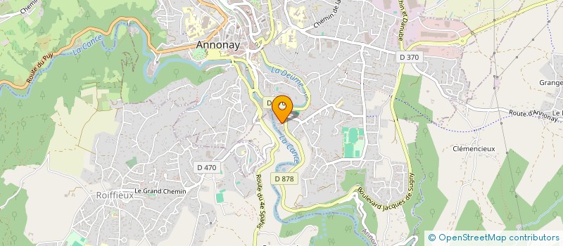 localisation de l'entreprise SOCIETE D'EXPLOITATION DES ABATTOIRS D'ANNONAY à ANNONAY