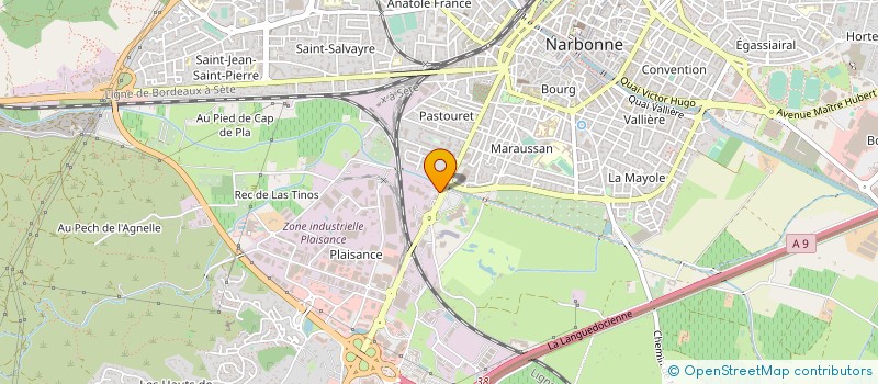 localisation de l'entreprise SOCIETE D'EXPLOITATION DES ABATTOIRS DE NARBONNE à NARBONNE