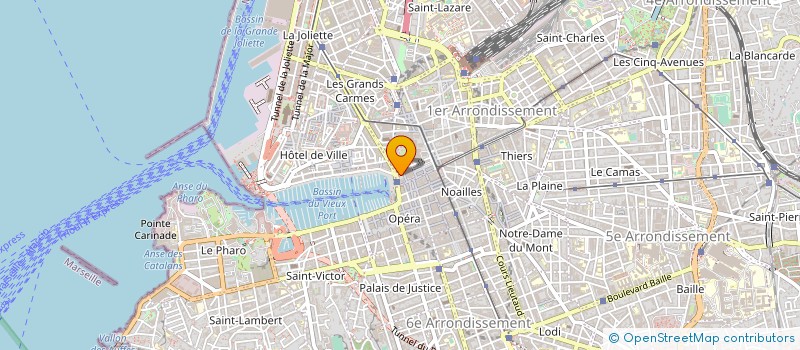 localisation de l'entreprise SOCIETE D EXPLOITATION DES ATELIERS D HORLOGERIE CHRONOMETRIE JACQUES BIANCHI LES HORLOGEURS à MARSEILLE