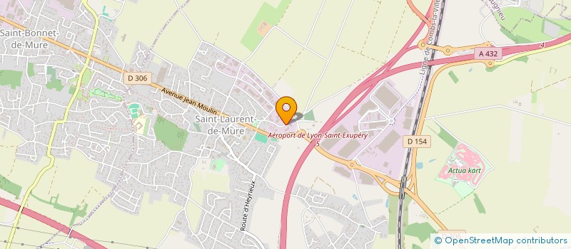 localisation de l'entreprise SOCIETE D'EXPLOITATION DES BETONS MARTEL SUD SEBM SUD à SAINT-LAURENT-DE-MURE