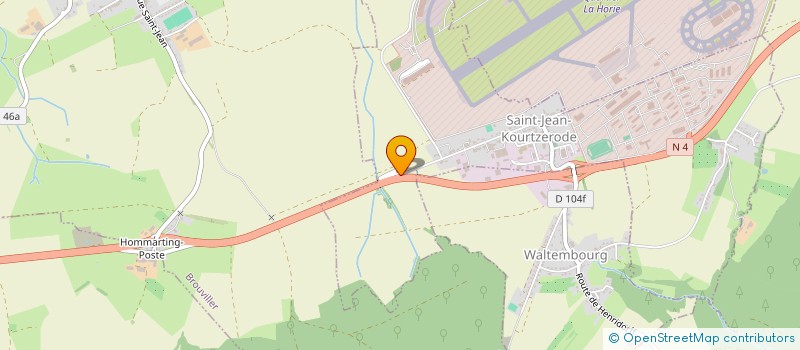 localisation de l'entreprise SOCIETE D'EXPLOITATION DES BOIS LORRAINS à SAINT-JEAN-KOURTZERODE