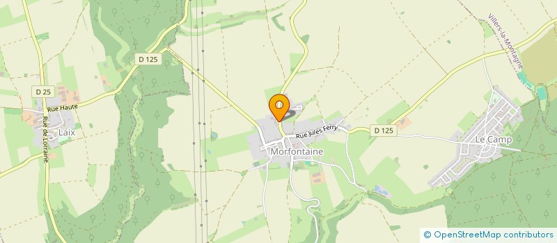 localisation de l'entreprise SOCIETE D EXPLOITATION DES CALCAIRES DE MORFONTAINE à MORFONTAINE